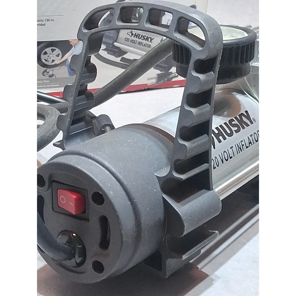 Husky Portable Inflator Pump 120-Volt  365 164 With Original Box
